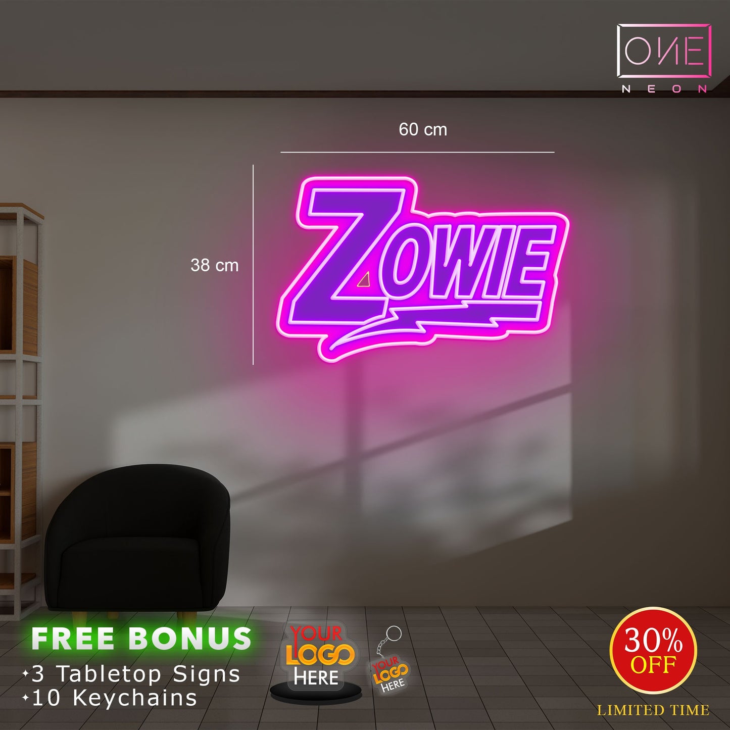 Enseigne au néon LED personnalisée pour entreprise 