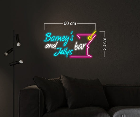 Barney and Jellys bar  | LED Neon Sign