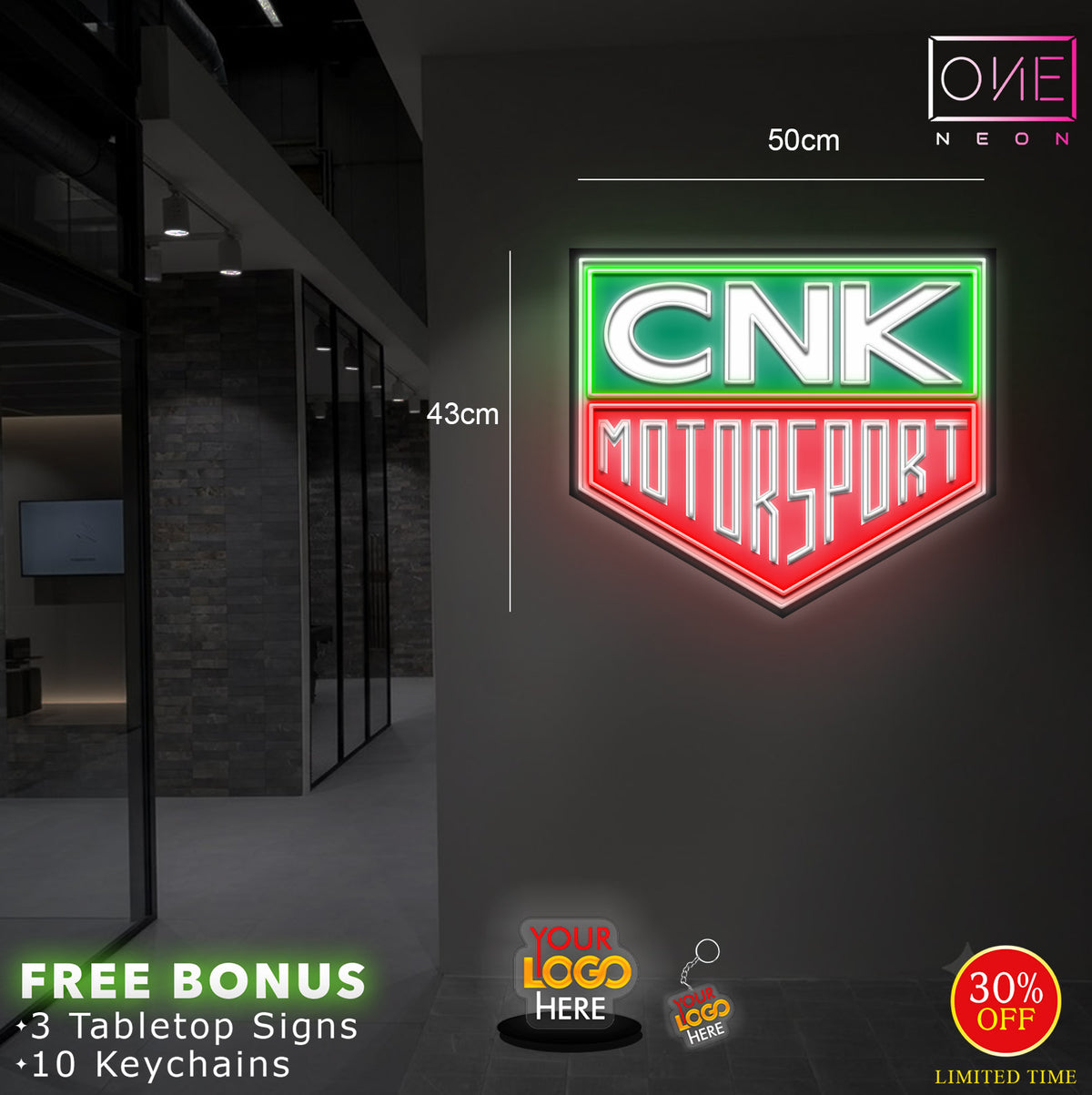 CNK logo | LED Neon Sign