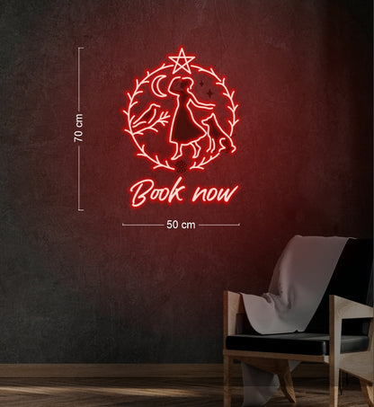 BOOK NOW & IN SESSION | LED Neon Sign (2 signs)