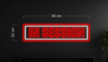 BOOK NOW & IN SESSION | LED Neon Sign (2 signs)
