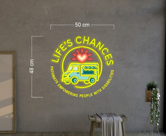 Enseigne au néon LED personnalisée pour entreprise 