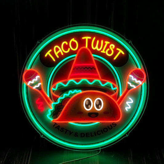 Taco Twist| LED Neon Sign
