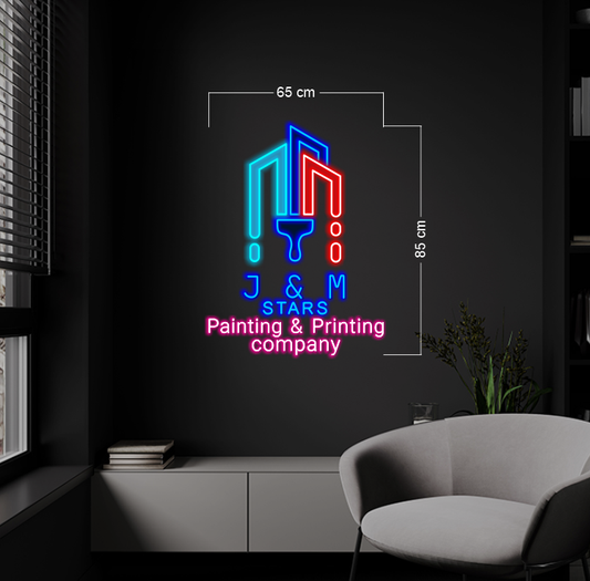 Enseigne au néon LED personnalisée pour entreprise 