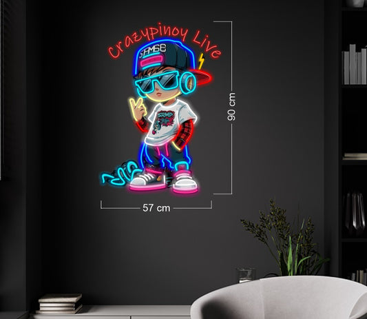 Enseigne au néon LED personnalisée pour entreprise 
