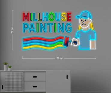 Enseigne au néon LED personnalisée pour entreprise 