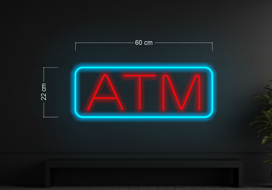 ATM | LED Neon Sign (2 RGB signs)