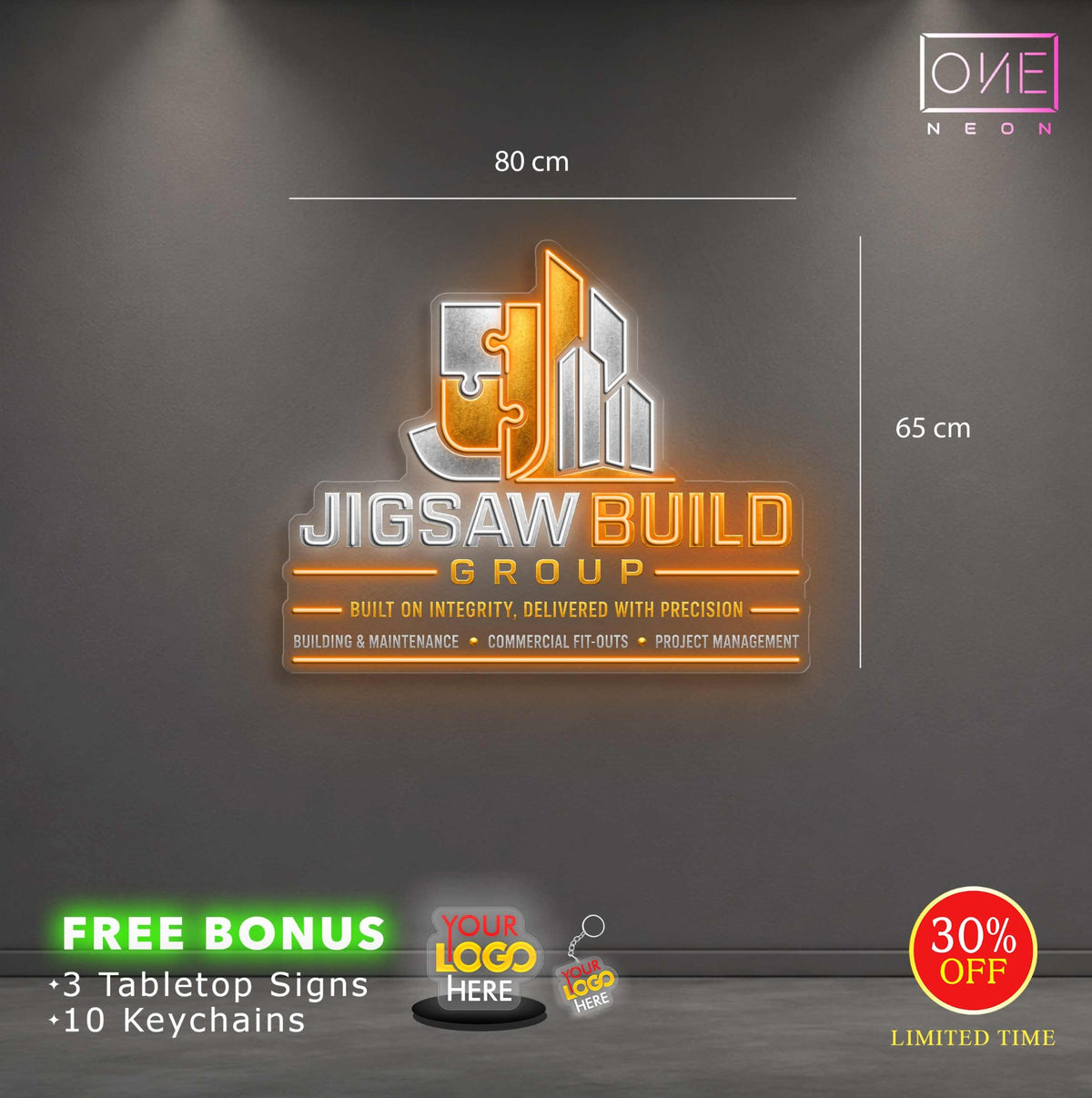 JIGSAW BUILD GROUP | LED Neon Sign