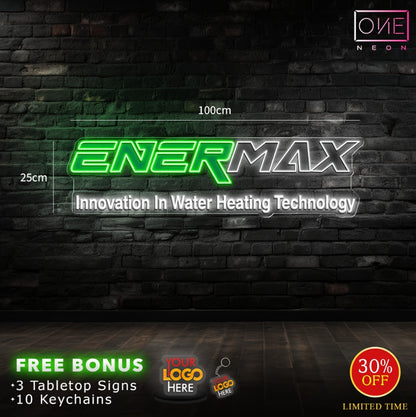 ENERMAX and Australia | LED Neon Sign (3 signs)