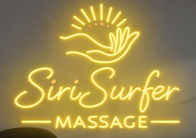 Siri Surfer Massage | LED Neon Sign