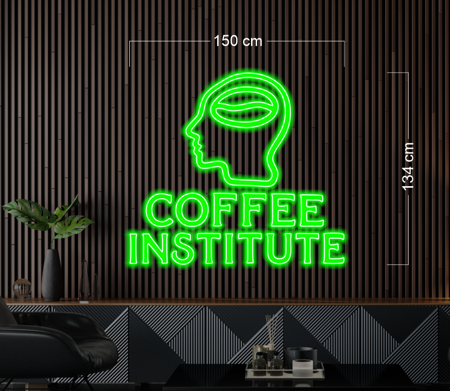 COFFEE INSTITUTE | LED Neon Sign (RGB COLOUR)