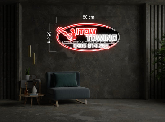 Enseigne au néon LED personnalisée pour entreprise 