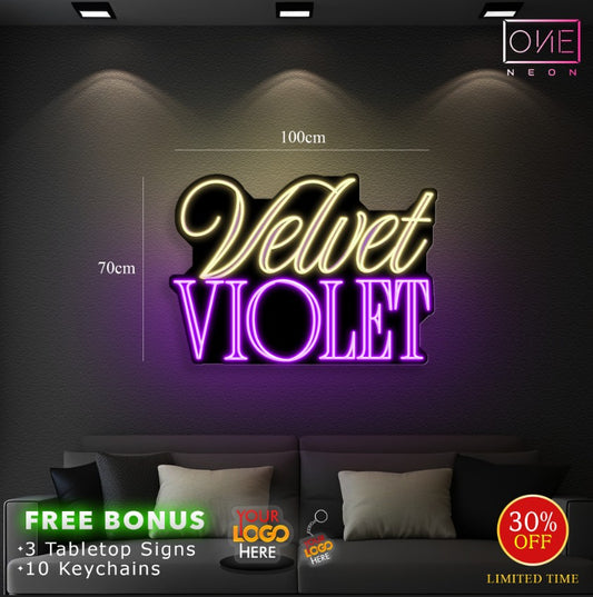 VELVET VIOLET | LED Neon Sign (2 signs)