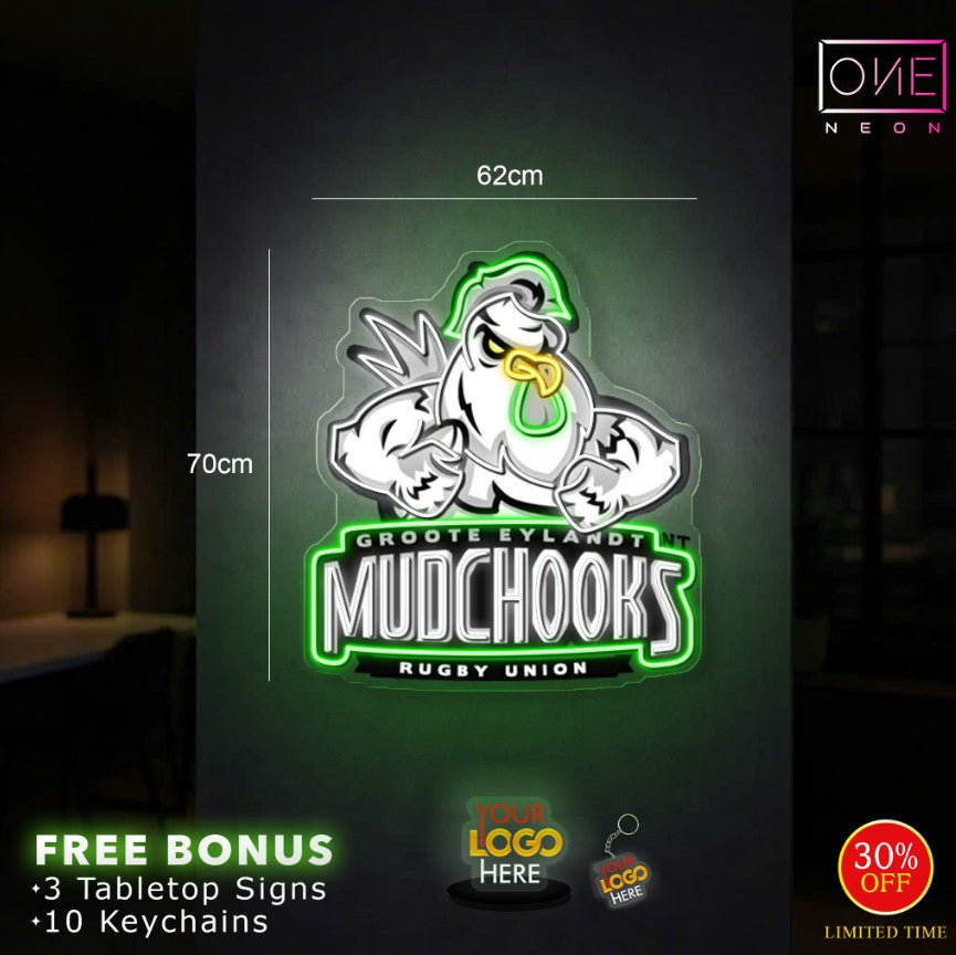 TBC & MUDCHOOKS | LED Neon Sign (2 signs)