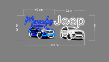 Jeep & Mercedes | LED Neon Sign