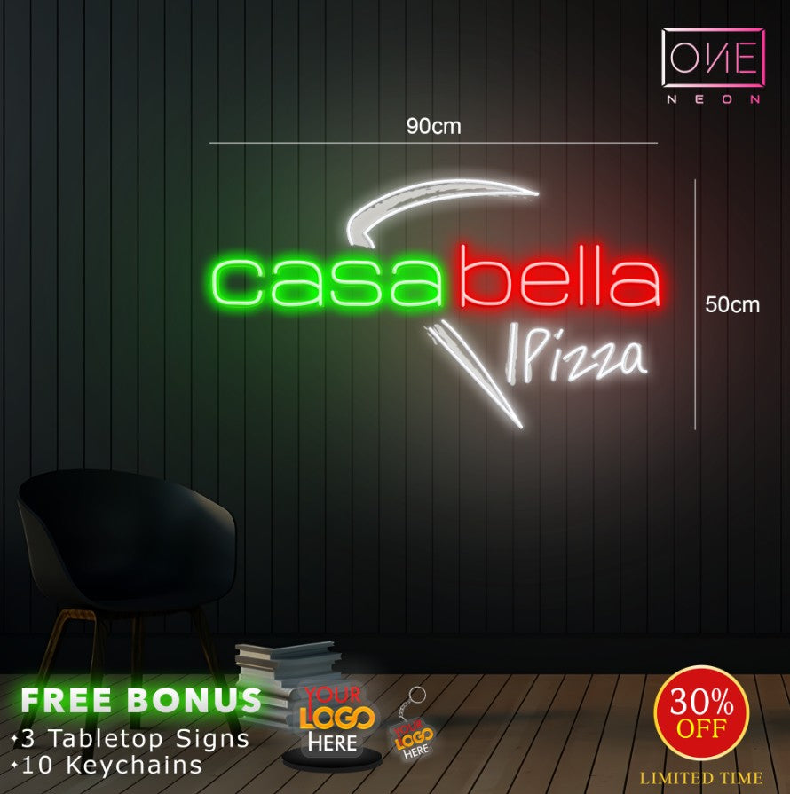 Casa Bella Pizza | LED Neon Sign