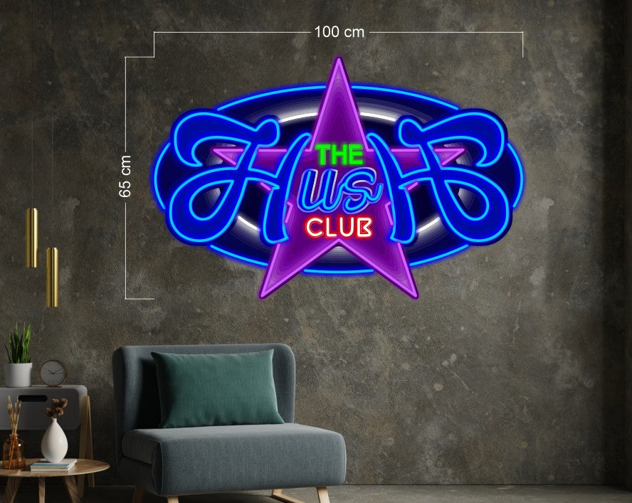 The Hush Club | LED Neon Sign
