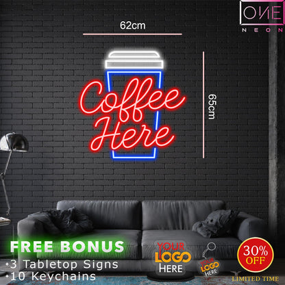 Coffee here | LED Neon Sign