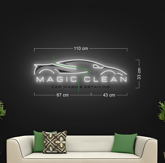 MAGIC CLEAN | LED Neon Sign