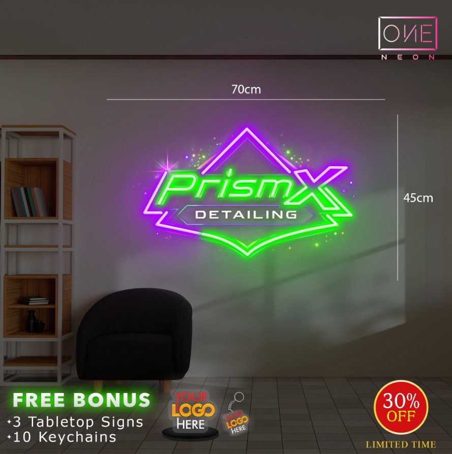 PrismX Detailing | LED Neon Sign