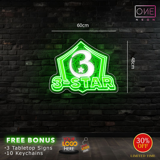 3 - STAR | LED Neon Sign (waterproof)