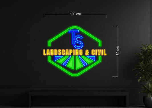 TS LANSCAPING & CIVIL | LED Neon Sign