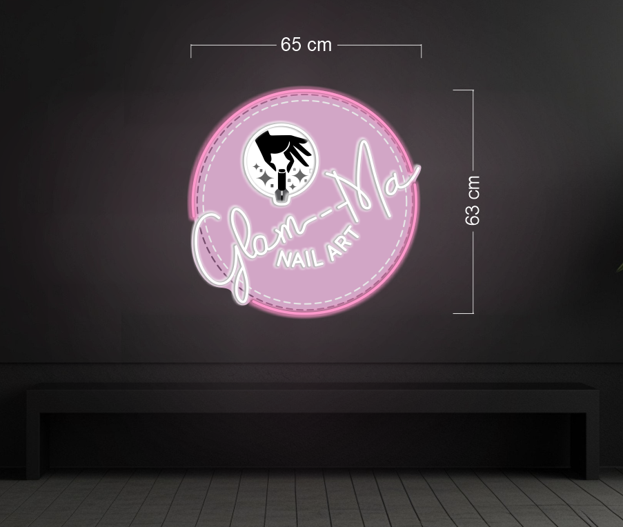 NAIL ART | LED Neon Sign