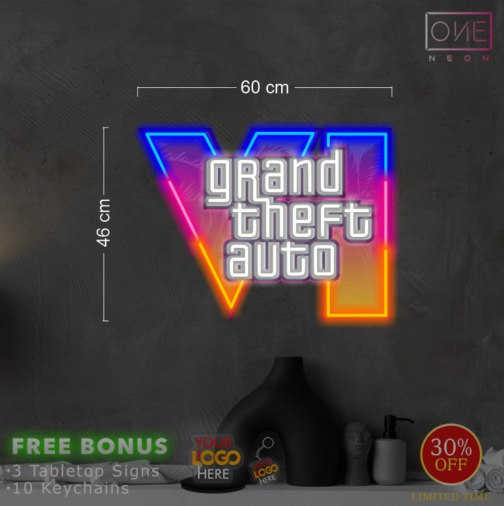 GAME SIGNS | LED Neon Sign (10 signs)