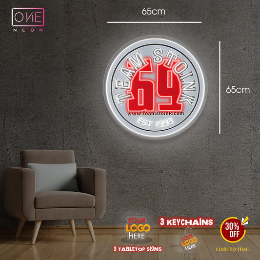 Enseigne au néon LED personnalisée pour entreprise 