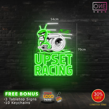 UPSET RACING | LED Neon Sign