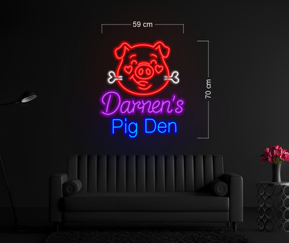 Darren's pig den  | LED Neon Sign