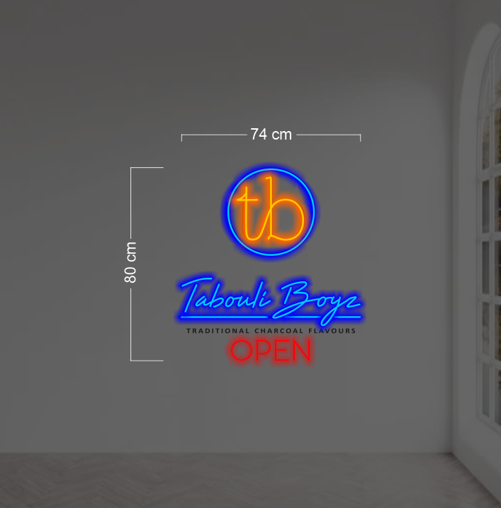 Aaram and Tabouli Boyz | LED Neon Sign (3 signs)