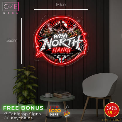 Wha North Hangi | LED Neon Sign