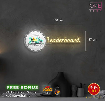 Leaderboard+ Mini golf ( 2 signs) | LED Neon Sign