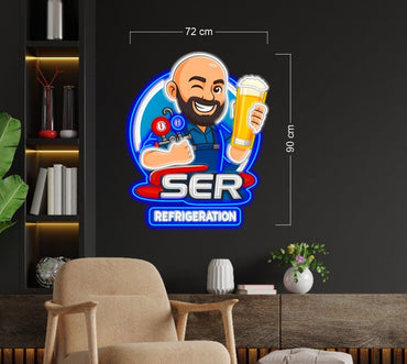 Enseigne au néon LED personnalisée pour entreprise 