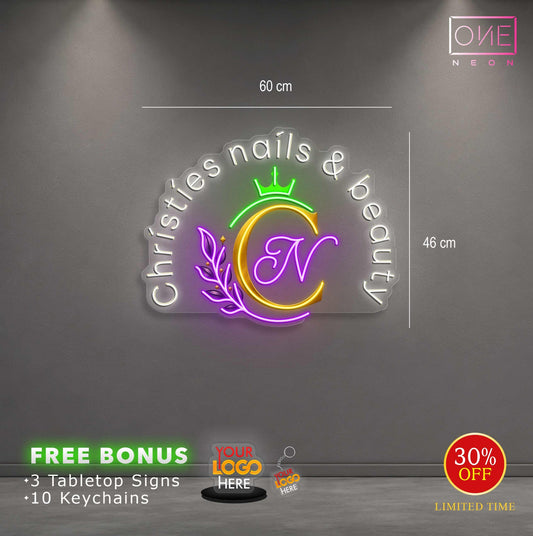 Christies nails & beauty | LED Neon Sign