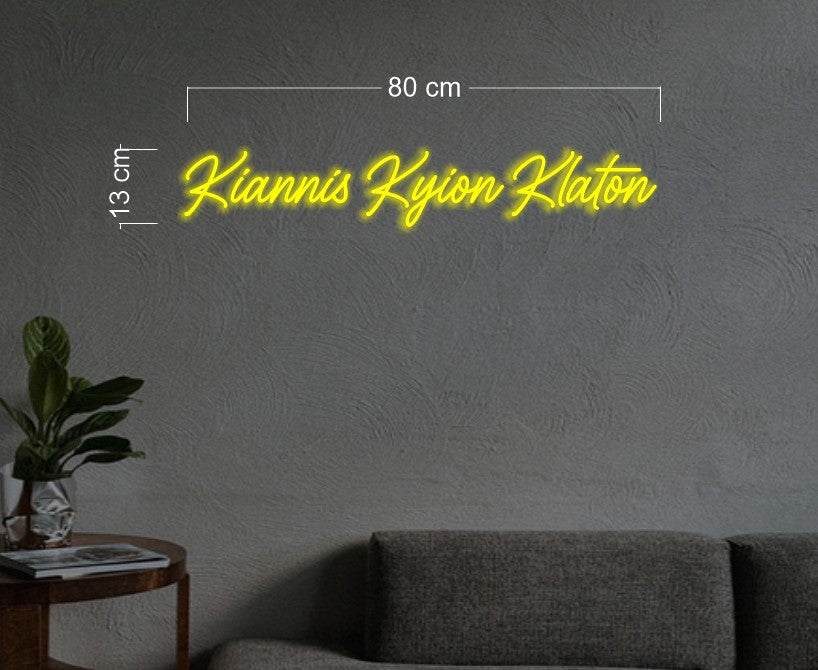 KIANNIS KYION KLAYTON | LED Neon Sign