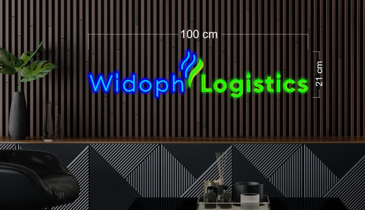 WIDOPH LOGISTICS + BRIDGES CARE + ONLY VAN RENTALS | LED Neon Sign (6 signs)