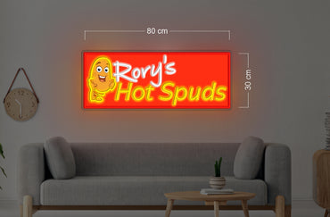 RORY'S HOT SPUDS | LED Neon Sign