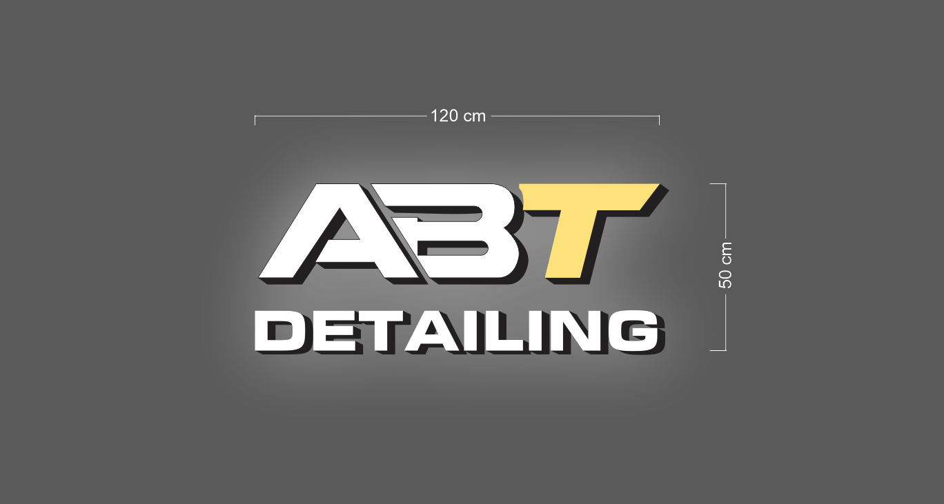 ABT DETAILING | Light Box Sign