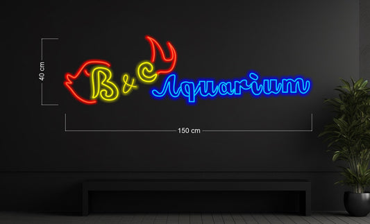 Enseigne au néon LED personnalisée pour entreprise 