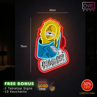 High Logo | LED Neon Sign