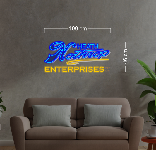 Enseigne au néon LED personnalisée pour entreprise 