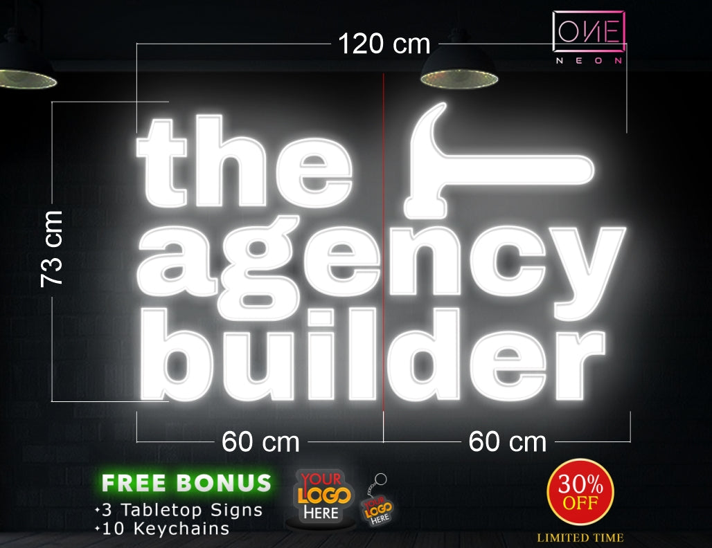 The agency builder ( one piece) | LED Neon Sign