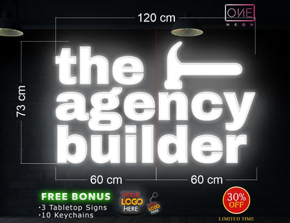 The agency builder ( one piece) | LED Neon Sign