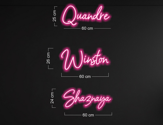 Enseigne au néon LED personnalisée pour entreprise 
