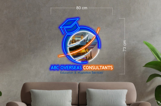 Enseigne au néon LED personnalisée pour entreprise 