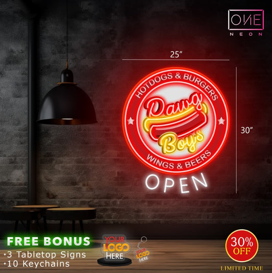 Dawg Boy Open | LED Neon Sign