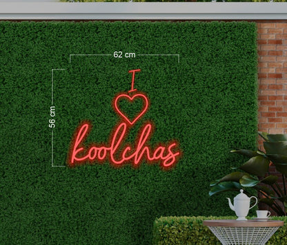i love koolchas| LED Neon Sign
