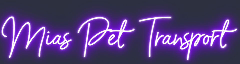 Mias Pet Transport | LED Neon Sign